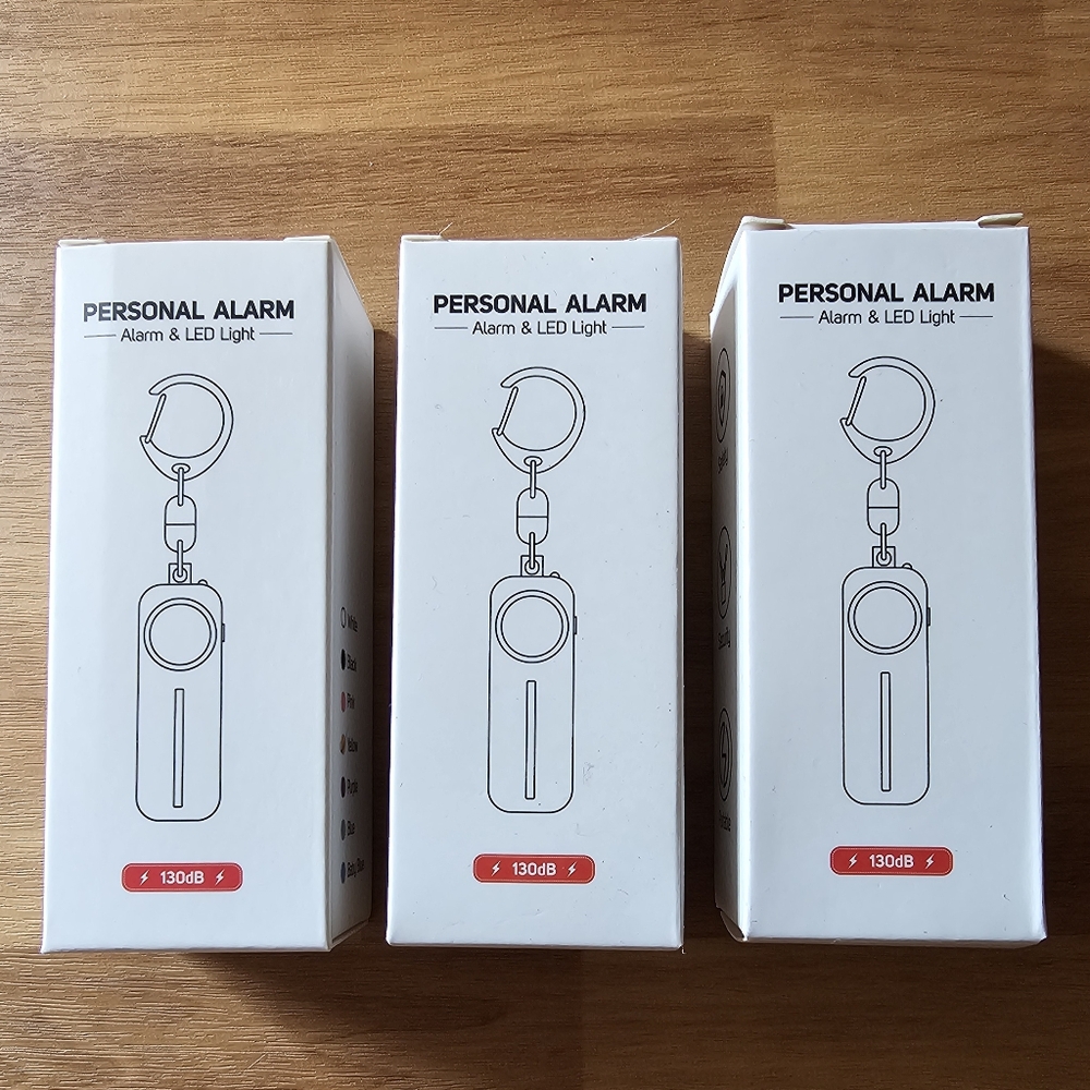 3 personal alarm keychains - Picture 5 of 5